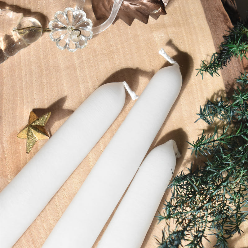 シエルジュコニック　（テーパーキャンドル）　20cm Blanc（ホワイト）