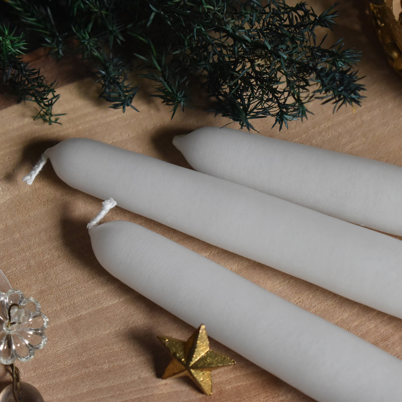 シエルジュコニック　（テーパーキャンドル）　20cm Blanc（ホワイト）