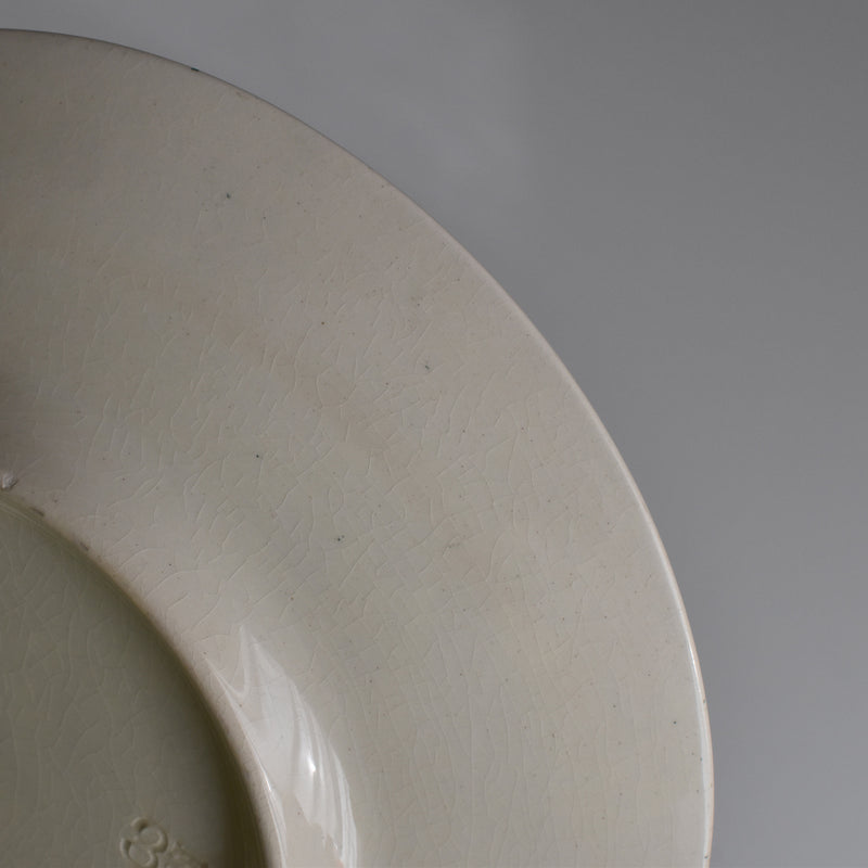 Antique Decorative Plate U&C Sarreguemines "Abricotier"
