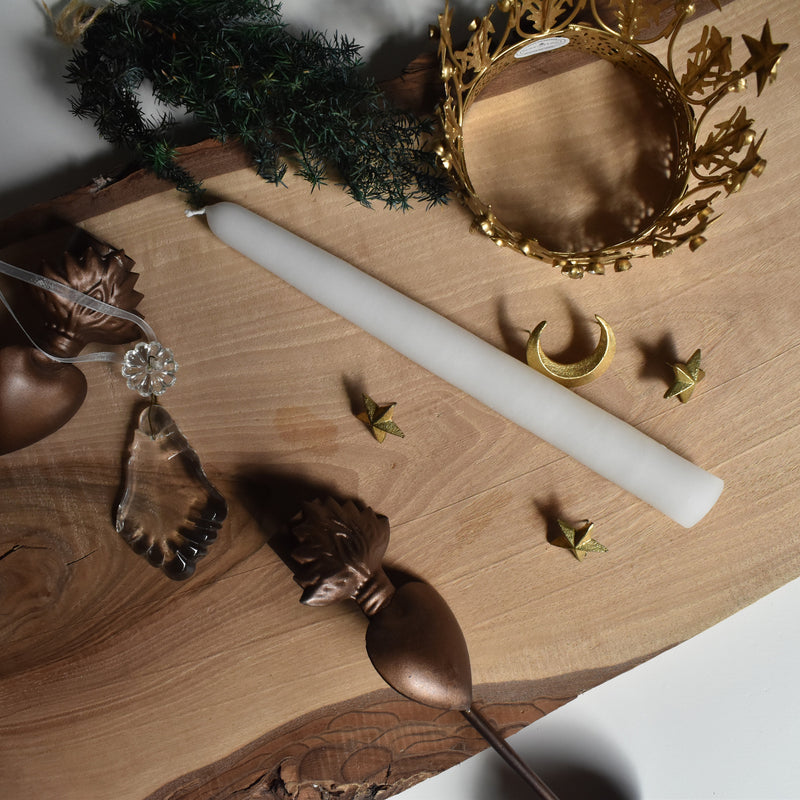 シエルジュコニック　（テーパーキャンドル）　20cm Blanc（ホワイト）