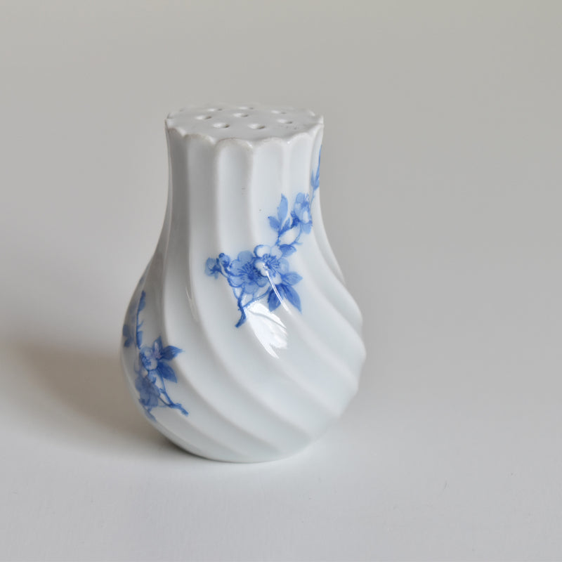 Vintage Salt Shaker, Limoges Haviland Cerisier Bleu