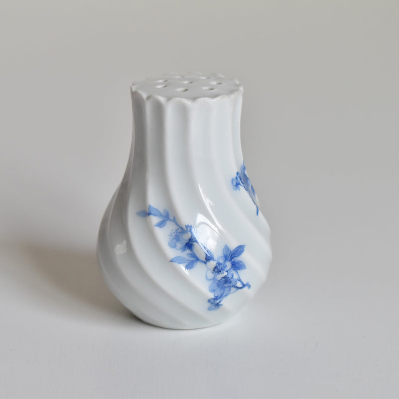 Vintage Salt Shaker, Limoges Haviland Cerisier Bleu