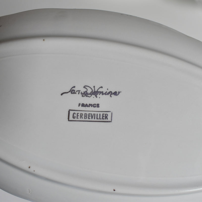Vintage Ravier Digoin & Sarreguemines Gerbeviller A