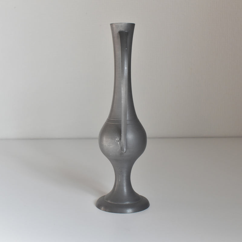 Vintage Pewter Single-Flower Vase A.P.E France