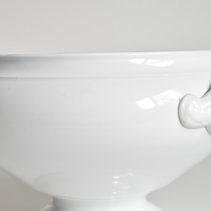 Antique Tureen, LM&Cie Creil Montereau, Blanc (lid missing)