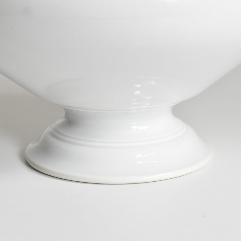 Antique Tureen, LM&Cie Creil Montereau, Blanc (lid missing)
