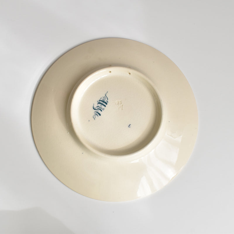 Antique Decorative Plate U&C Sarreguemines Pêcher