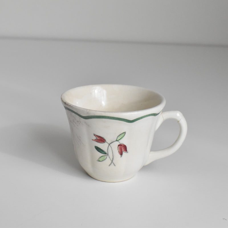 ヴィンテージカップ ロンシャン スモールフラワー 　(セール商品）
