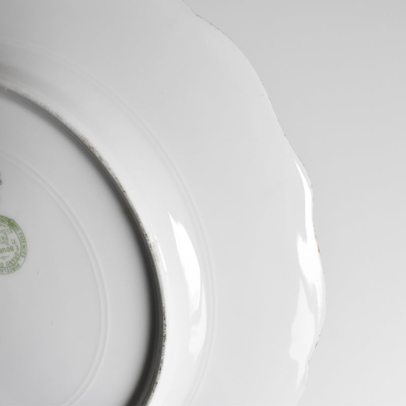 Antique Plate Limoges Charles Ahrenfeldt Emile Bourgeois A