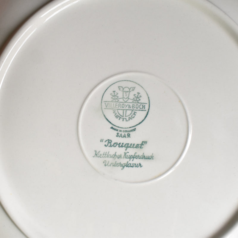 Vintage Plate Villeroy & Boch Bouquet A