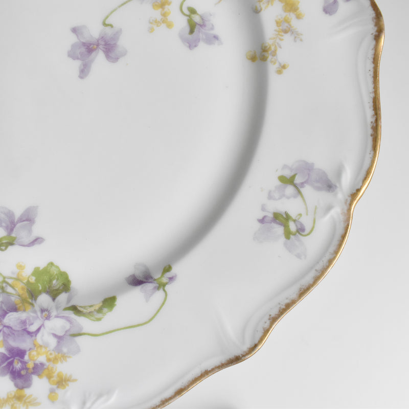 Antique Plate Limoges Charles Ahrenfeldt Emile Bourgeois A