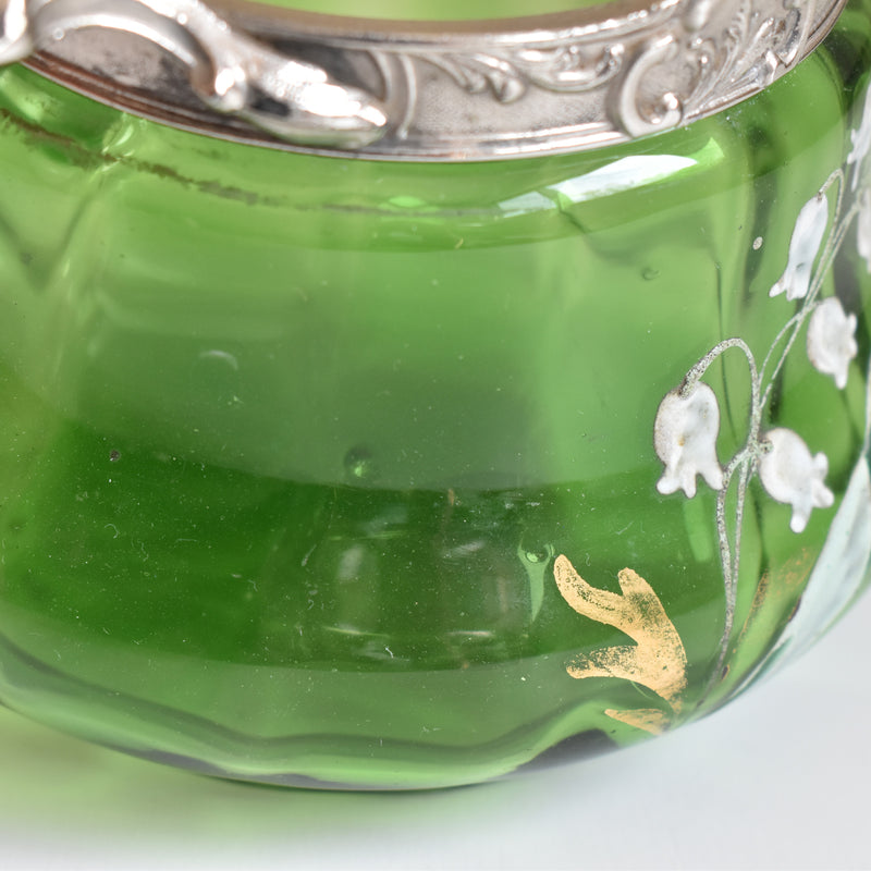 Antique Biscuit Jar, Muguet