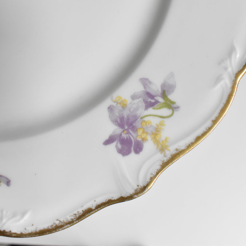 Antique Plate Limoges Charles Ahrenfeldt Emile Bourgeois A