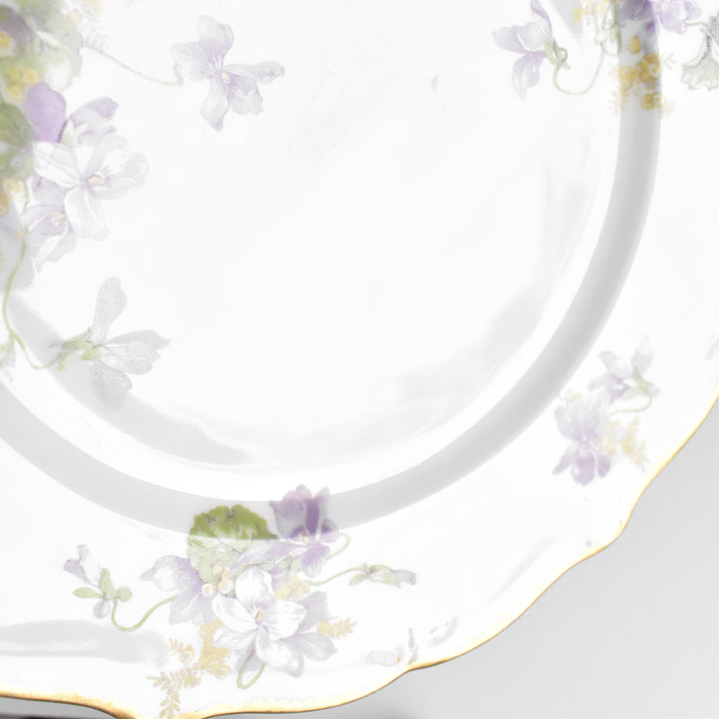 Antique Plate Limoges Charles Ahrenfeldt Emile Bourgeois A