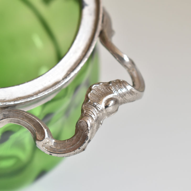 Antique Biscuit Jar, Muguet