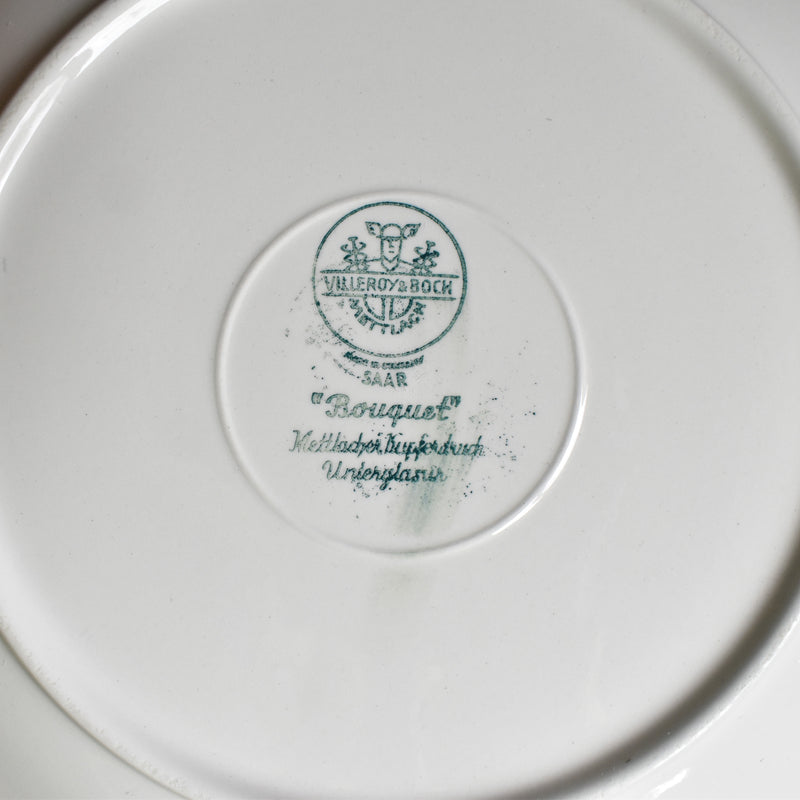 Vintage Plate Villeroy & Boch Bouquet B