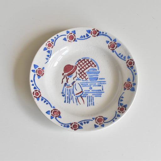 ヴィンテージお飯事 HBCMクレイモントロー Le petit Chaperon Rouge（赤ずきん）深皿 B