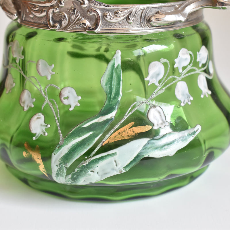 Antique Biscuit Jar, Muguet
