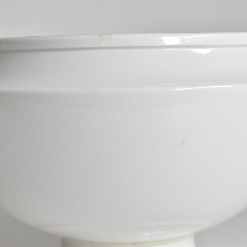 Antique Soup Tureen - LM&Cie Creil Montereau Blanc