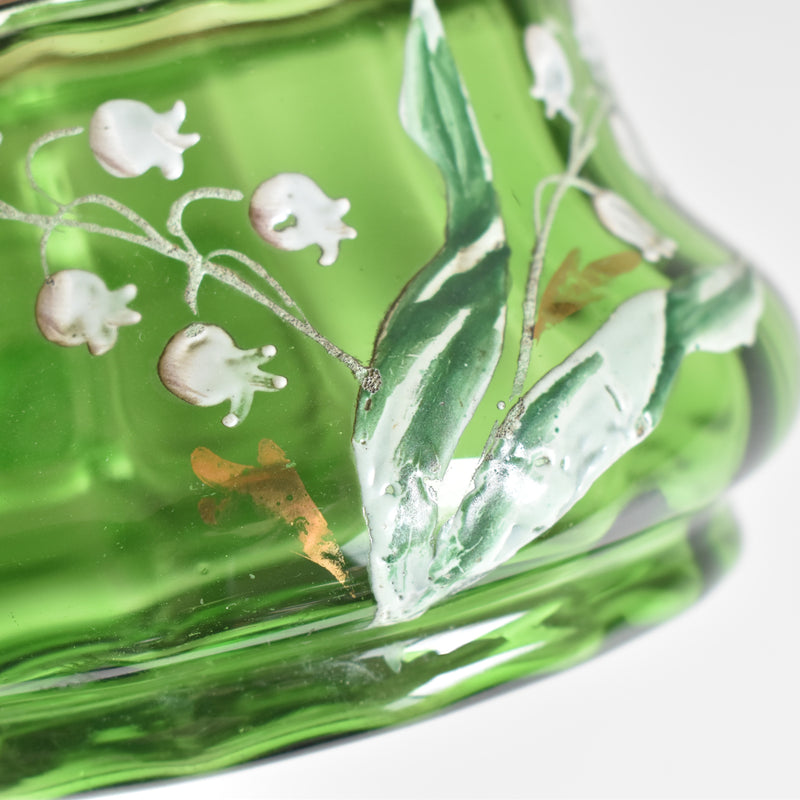 Antique Biscuit Jar, Muguet