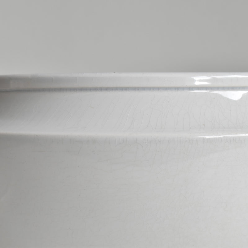 Antique Soup Tureen - LM&Cie Creil Montereau Blanc