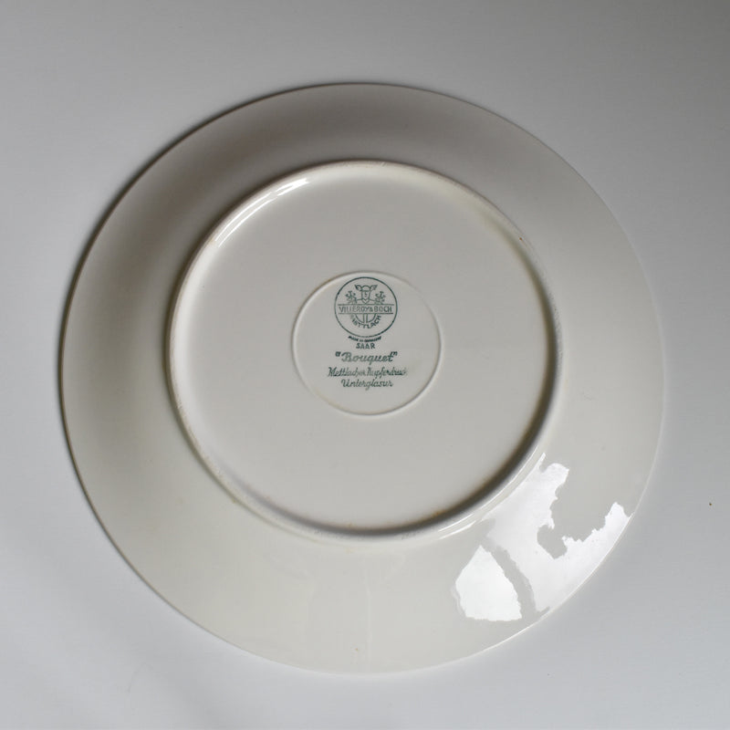 Vintage Plate Villeroy & Boch Bouquet C