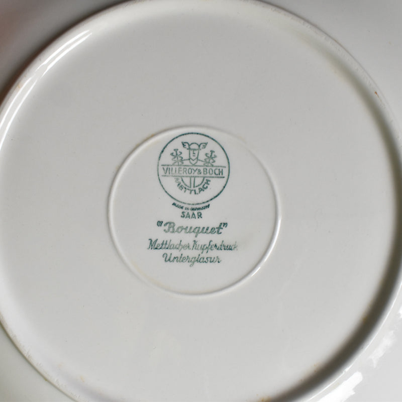 Vintage Plate Villeroy & Boch Bouquet C