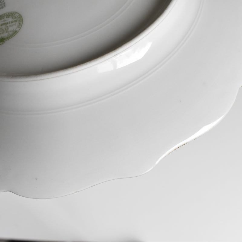 Antique Dessert Plate Limoges Charles Ahrenfeldt Emile Bourgeois A