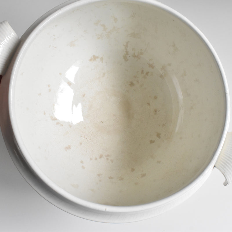 Antique Soup Tureen - LM&Cie Creil Montereau Blanc