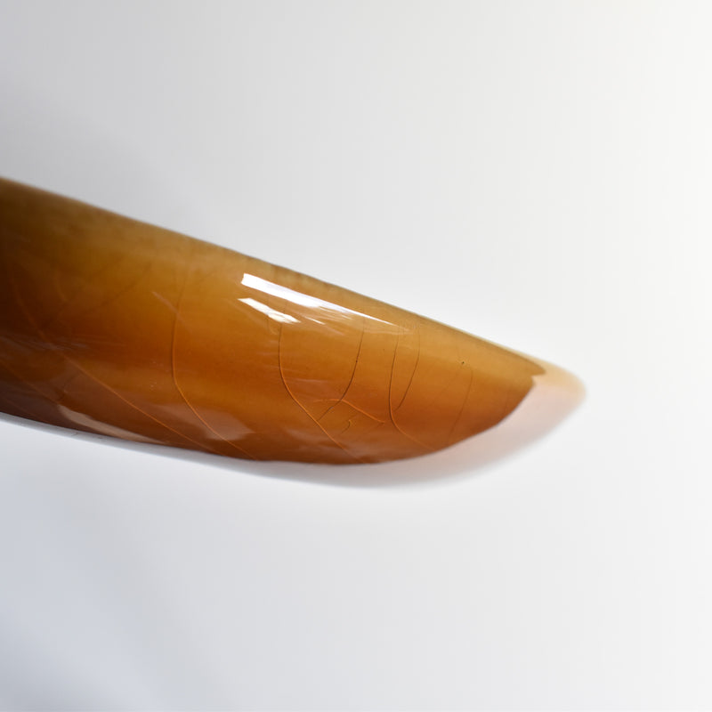 ヴィンテージフォンデュプレート ロンシャン ブラウン G