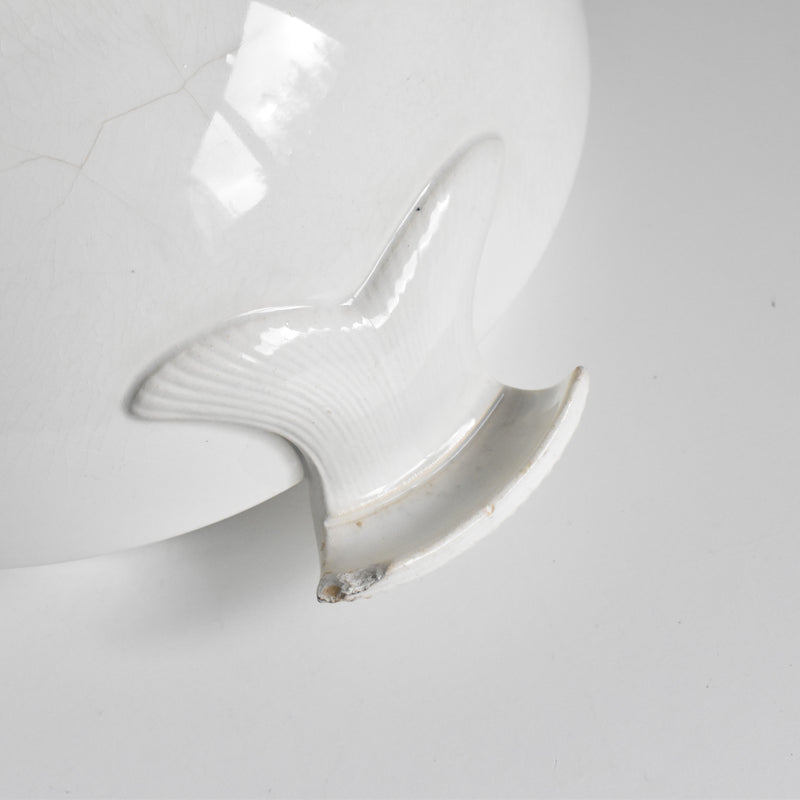 Antique Soup Tureen - LM&Cie Creil Montereau Blanc