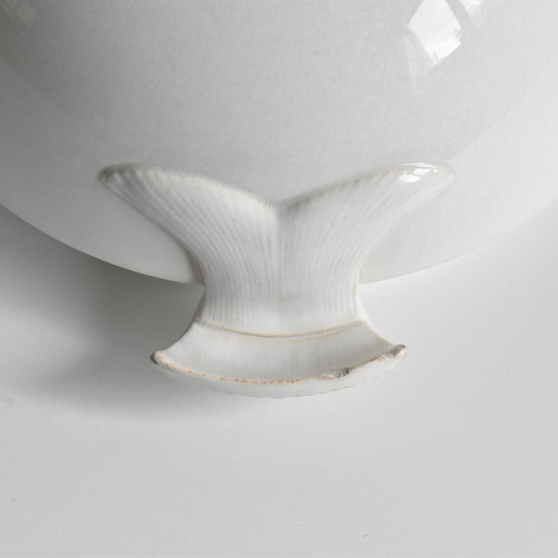 Antique Soup Tureen - LM&Cie Creil Montereau Blanc