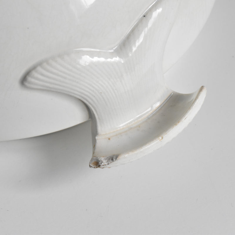 Antique Soup Tureen - LM&Cie Creil Montereau Blanc