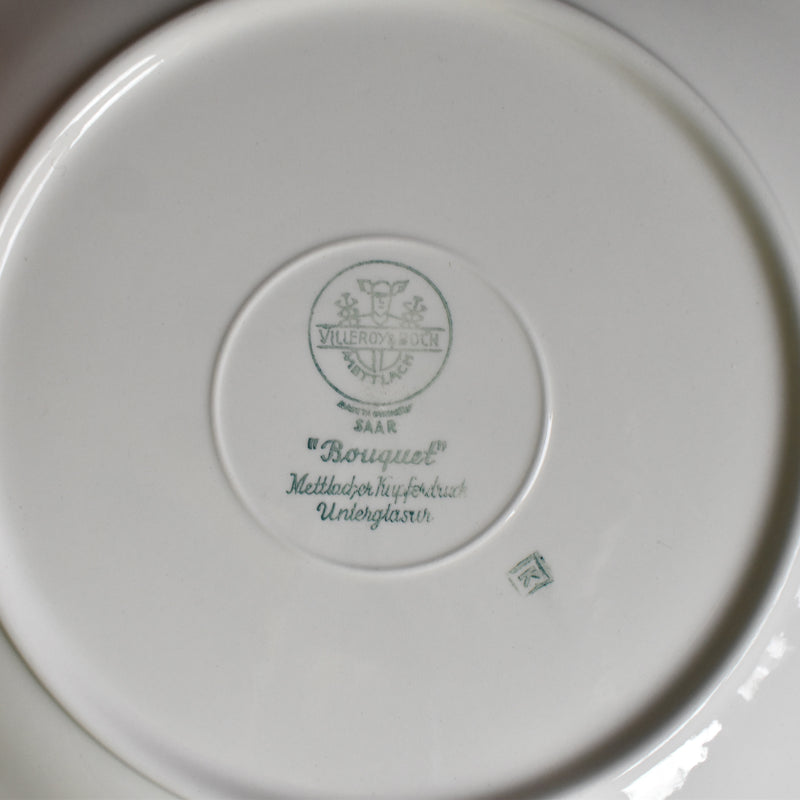 Vintage Plate Villeroy & Boch Bouquet D