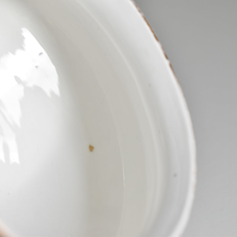 アンティークボンボニーエルとプレート Chinoiserie