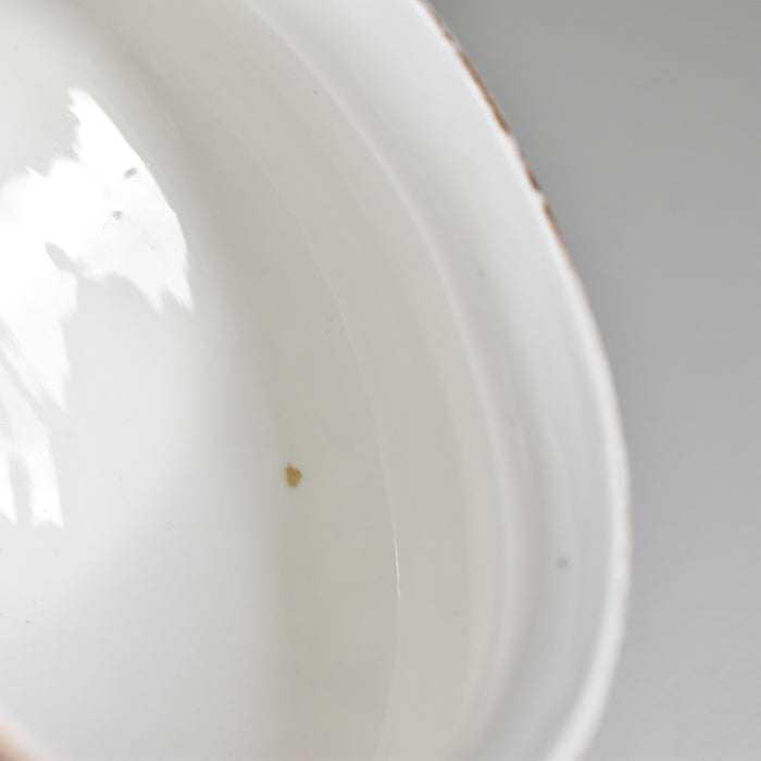 アンティークボンボニーエルとプレート Chinoiserie