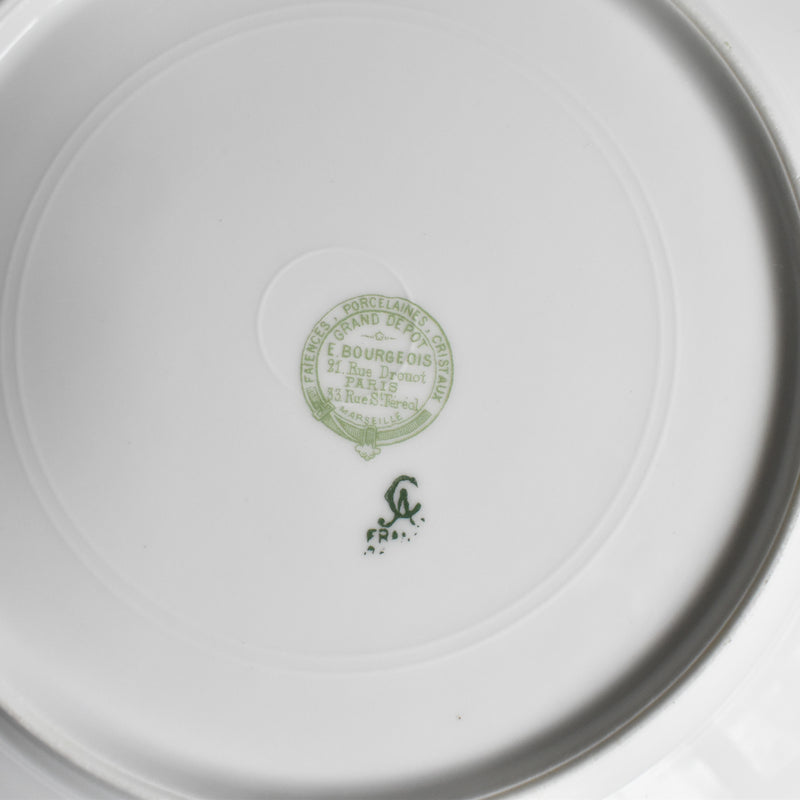 Antique Dessert Plate, Limoges, Charles Ahrenfeldt, Emile Bourgeois B
