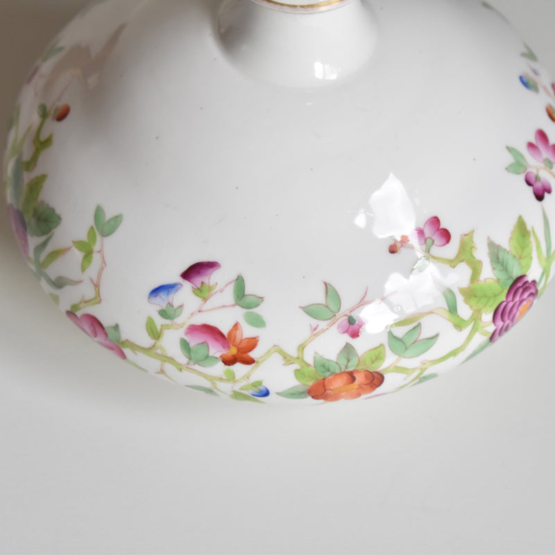 アンティークボンボニーエルとプレート Chinoiserie