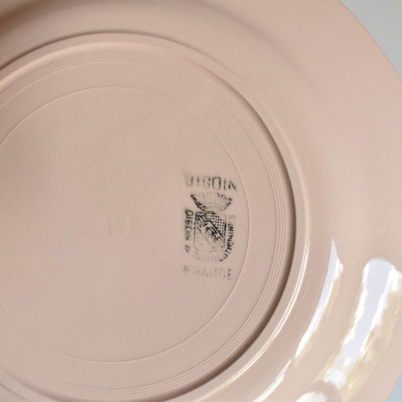 ヴィンテージデザートプレート ディゴワン＆サルグミンヌ ドデカゴン ピンク A