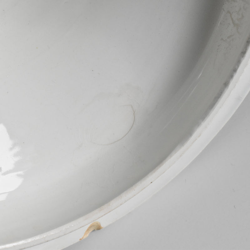 Antique Soup Tureen - LM&Cie Creil Montereau Blanc
