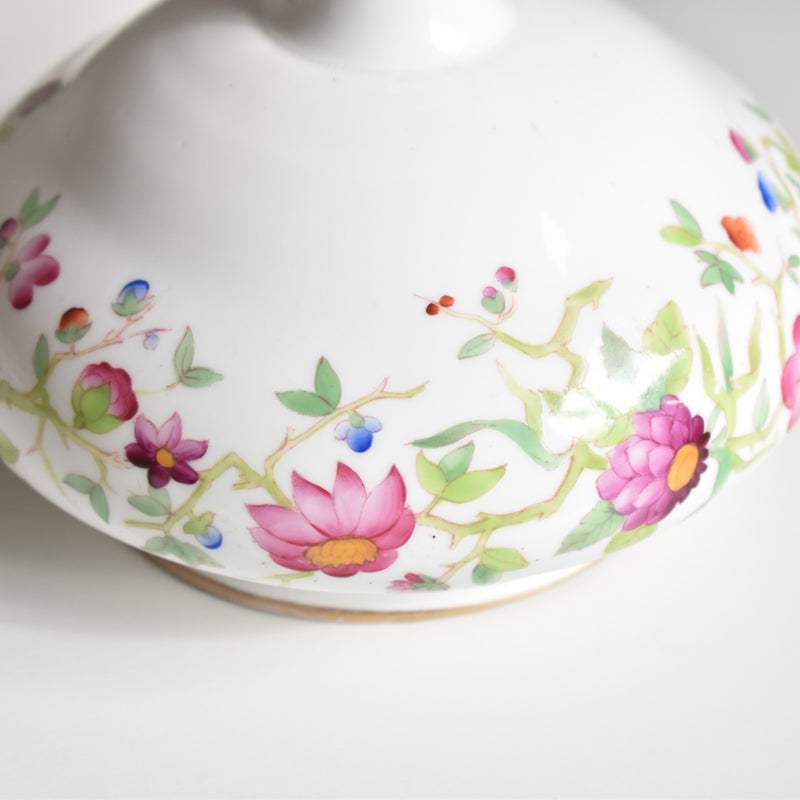 アンティークボンボニーエルとプレート Chinoiserie