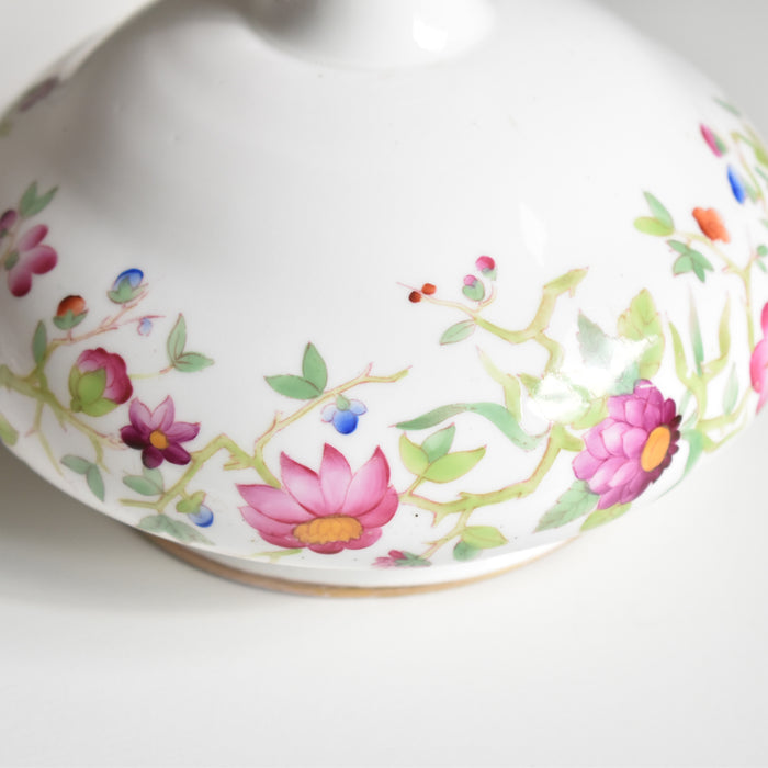 アンティークボンボニーエルとプレート Chinoiserie