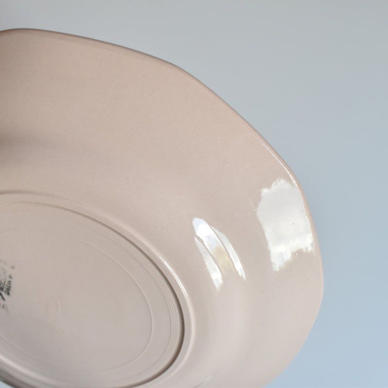 ヴィンテージデザートプレート ディゴワン＆サルグミンヌ ドデカゴン ピンク A