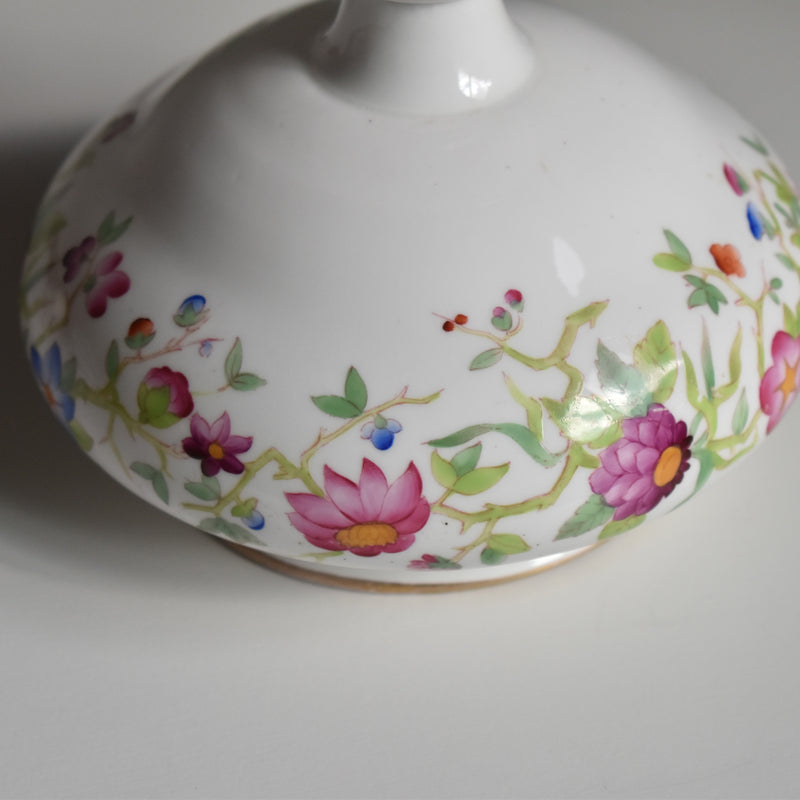 アンティークボンボニーエルとプレート Chinoiserie