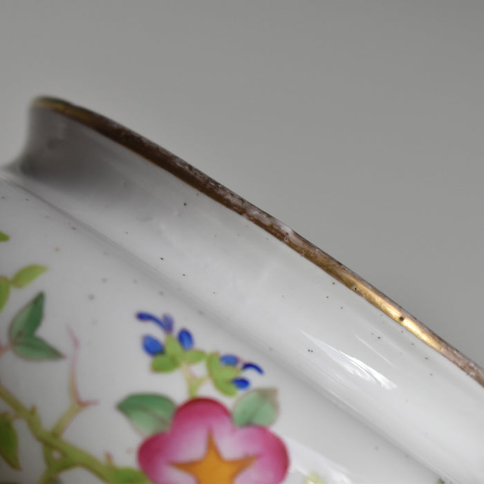 アンティークボンボニーエルとプレート Chinoiserie