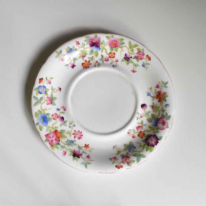 アンティークボンボニーエルとプレート Chinoiserie