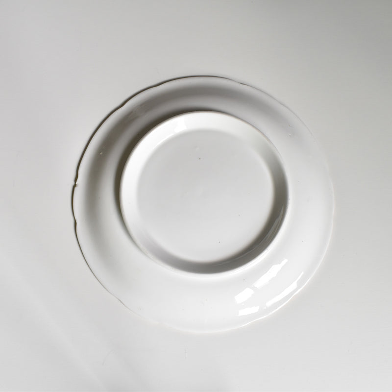 アンティークボンボニーエルとプレート Chinoiserie