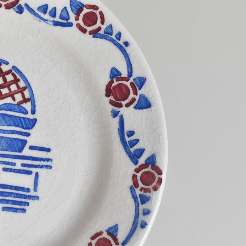 Vintage Play-set HBCM Creil et Montereau Le Petit Chaperon Rouge (Little Red Riding Hood) Plate A