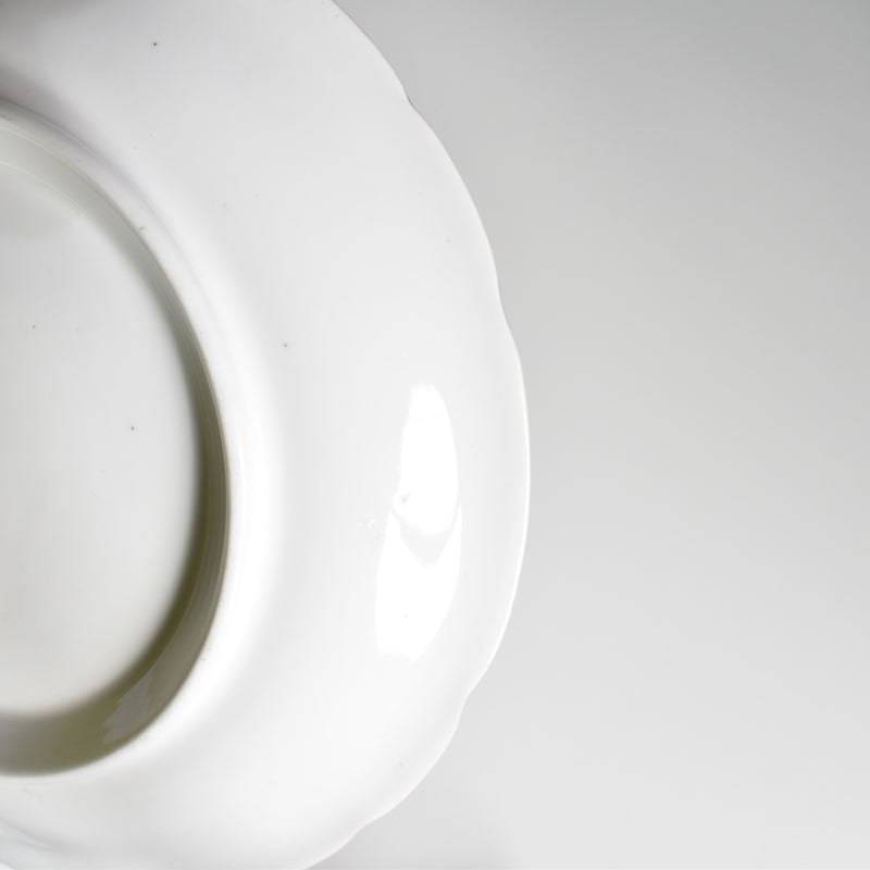 アンティークボンボニーエルとプレート Chinoiserie