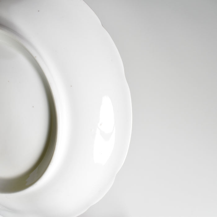 アンティークボンボニーエルとプレート Chinoiserie